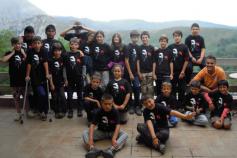 Participantes del taller que SEO/Birdlife impartió en la localidad lebaniega de Cabañes (Cantabria)