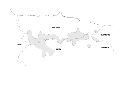 Distribución Urogallo Ibérico