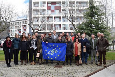 Participantes en la reunión del comité científico del LIFE+ Urogallo cantábrico celebrada en León