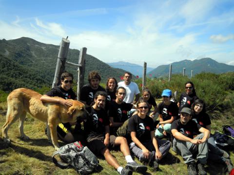 Voluntarios del LIFE+ Urogallo cantábrico @Javier Purroy - SEO/BirdLife